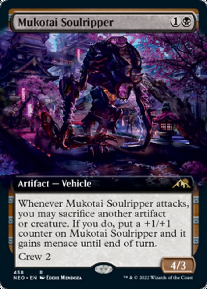 Mukotai Soulripper (Extended Art) [Kamigawa: Neon Dynasty] | Deep Dive Games St. Marys