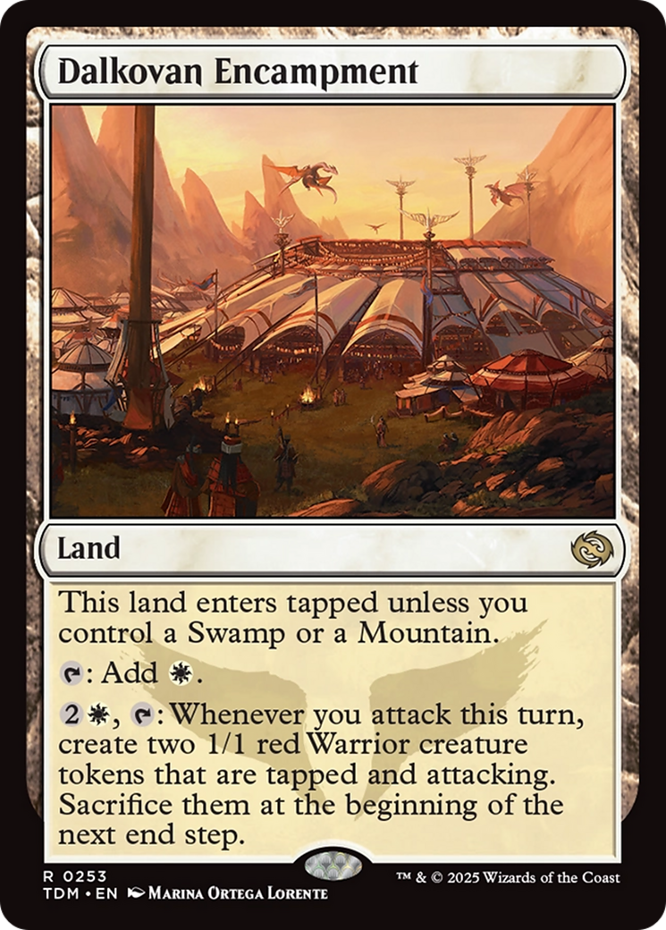 Dalkovan Encampment [Tarkir: Dragonstorm] | Deep Dive Games St. Marys