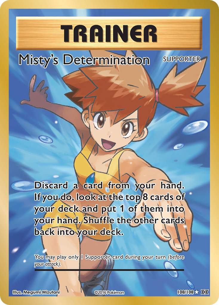 Misty's Determination (108/108) [XY: Evolutions] | Deep Dive Games St. Marys