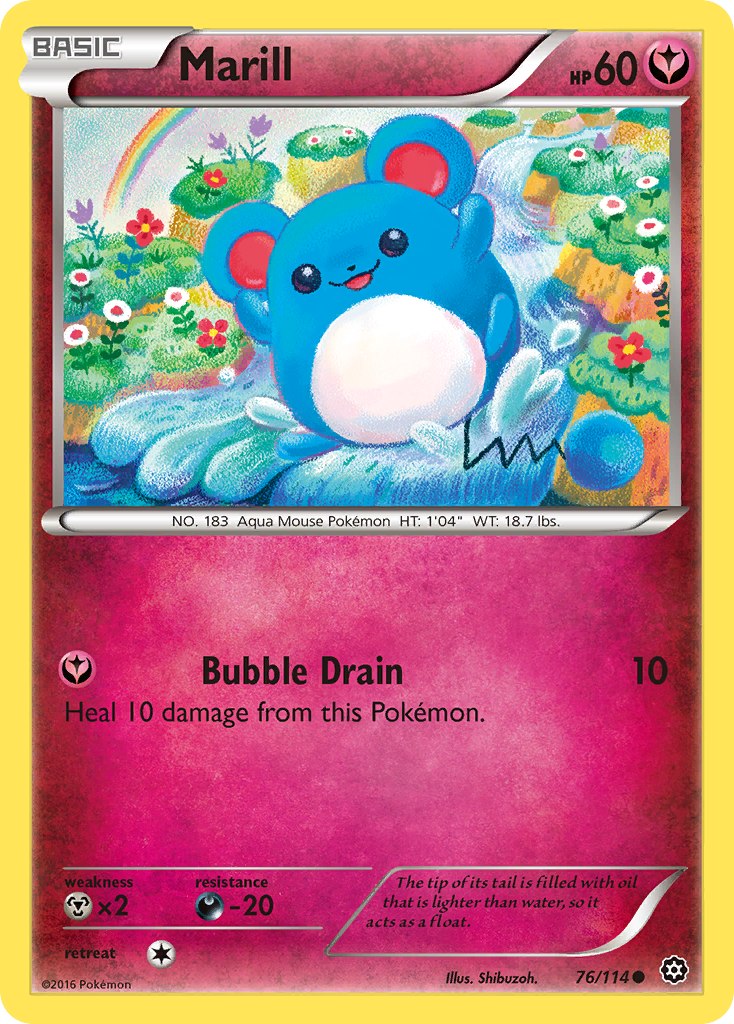 Marill (76/114) [XY: Steam Siege] | Deep Dive Games St. Marys