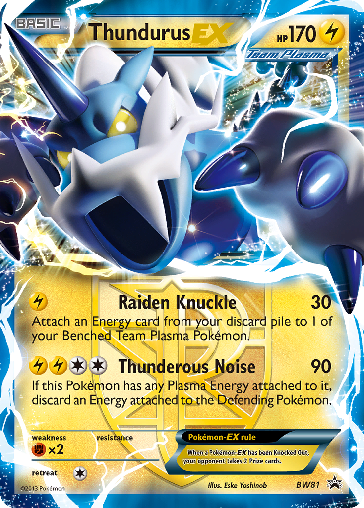 Thundurus EX (BW81) [Black & White: Black Star Promos] | Deep Dive Games St. Marys