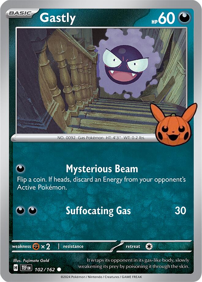 Gastly (102/162) [Trick or Trade 2024] | Deep Dive Games St. Marys