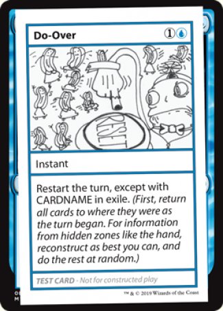 Do-Over (2021 Edition) [Mystery Booster Playtest Cards] | Deep Dive Games St. Marys