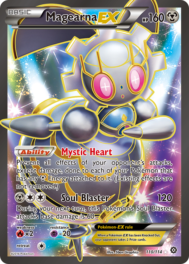 Magearna EX (110/114) [XY: Steam Siege] | Deep Dive Games St. Marys