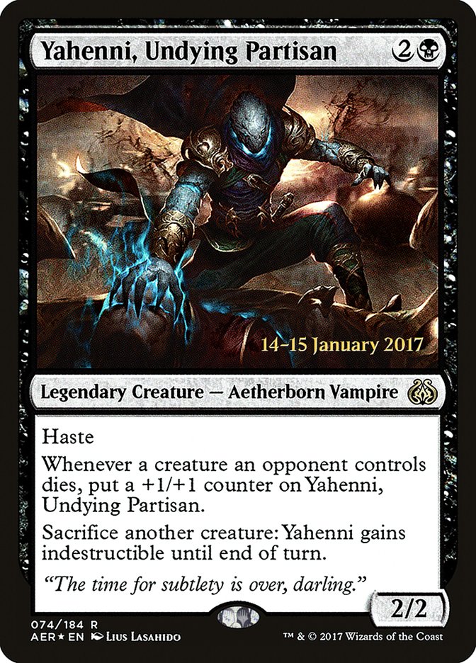 Yahenni, Undying Partisan [Aether Revolt Prerelease Promos] | Deep Dive Games St. Marys