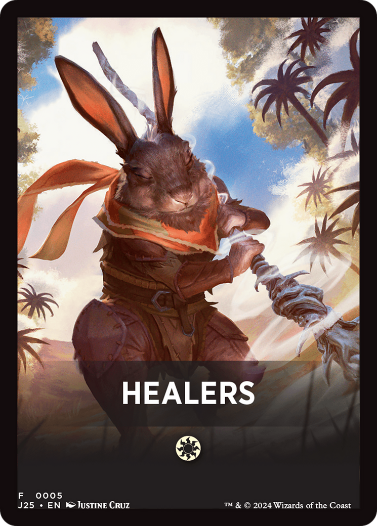 Healers Theme Card [Foundations Jumpstart Front Cards] | Deep Dive Games St. Marys