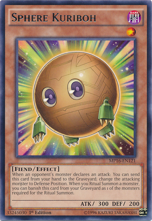 Sphere Kuriboh [MP16-EN121] Rare | Deep Dive Games St. Marys