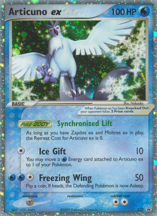 Articuno ex (032) [Nintendo: Black Star Promos] | Deep Dive Games St. Marys