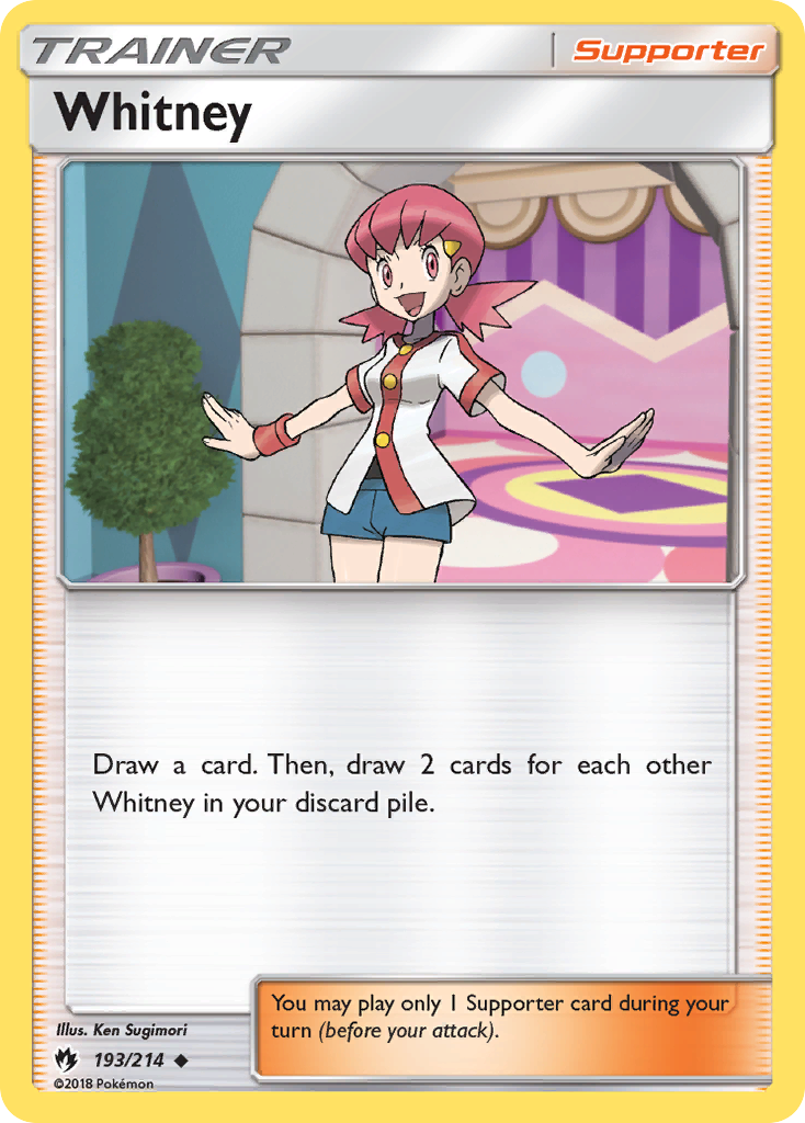 Whitney (193/214) [Sun & Moon: Lost Thunder] | Deep Dive Games St. Marys