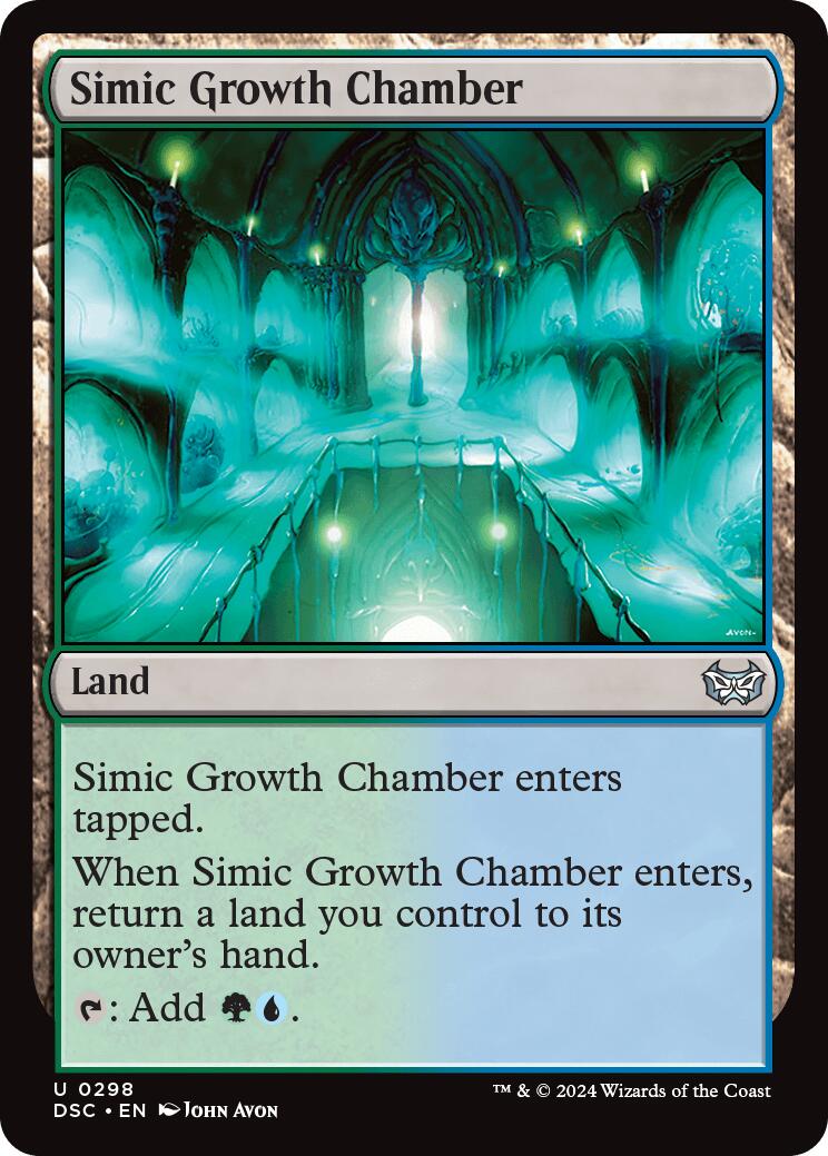 Simic Growth Chamber [Duskmourn: House of Horror Commander] | Deep Dive Games St. Marys