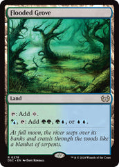 Flooded Grove [Duskmourn: House of Horror Commander] | Deep Dive Games St. Marys