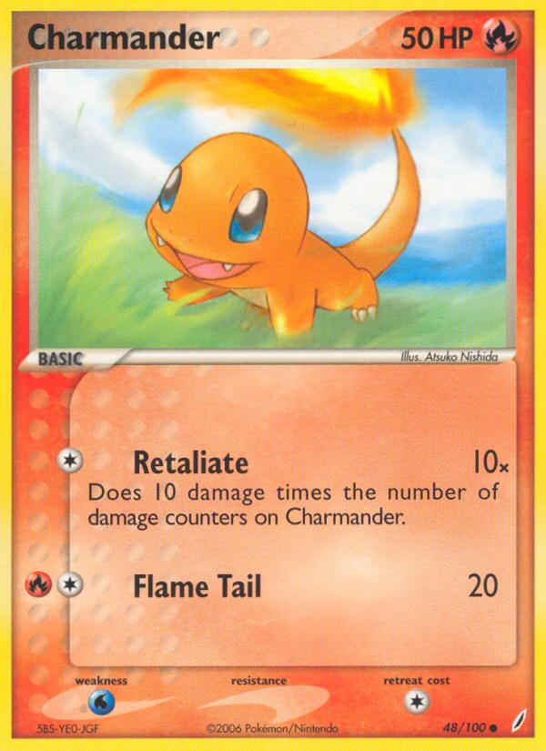 Charmander (48/100) [EX: Crystal Guardians] | Deep Dive Games St. Marys