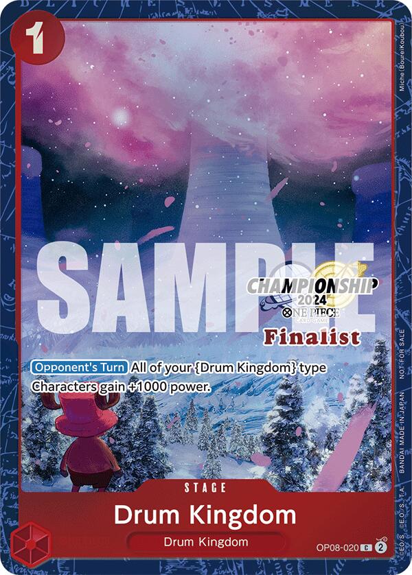 Drum Kingdom (Championship 2024 Finalist Card Set) [One Piece Promotion Cards] | Deep Dive Games St. Marys