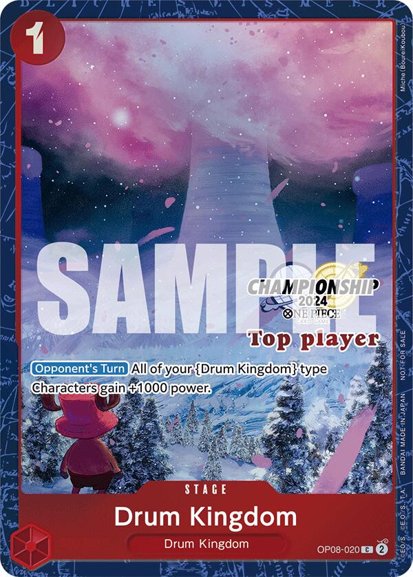 Drum Kingdom (Championship 2024 Top Player Pack) [One Piece Promotion Cards] | Deep Dive Games St. Marys