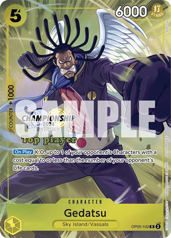 Gedatsu (Championship 2024 Top Player Pack) [One Piece Promotion Cards] | Deep Dive Games St. Marys