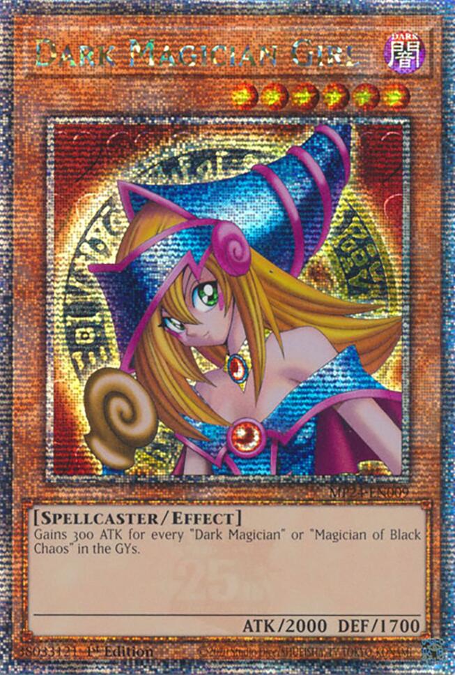 Dark Magician Girl [MP24-EN009] Quarter Century Secret Rare | Deep Dive Games St. Marys