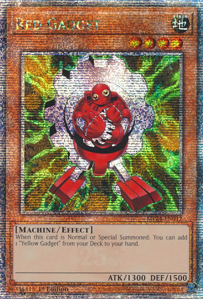 Red Gadget [MP24-EN012] Quarter Century Secret Rare | Deep Dive Games St. Marys