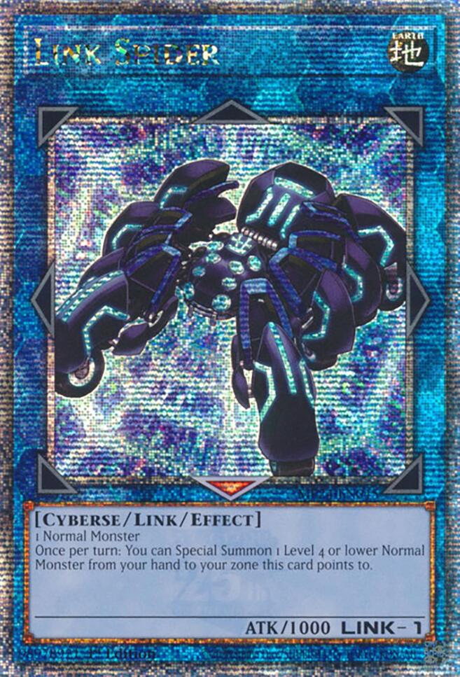 Link Spider [MP24-EN045] Quarter Century Secret Rare | Deep Dive Games St. Marys