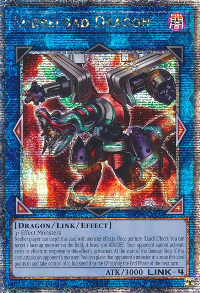 Borreload Dragon (Alternate Art) [MP24-EN048] Quarter Century Secret Rare | Deep Dive Games St. Marys