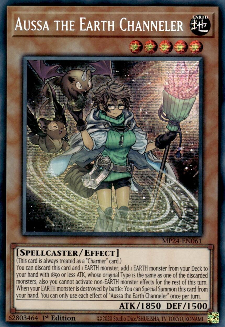 Aussa the Earth Channeler [MP24-EN061] Prismatic Secret Rare | Deep Dive Games St. Marys