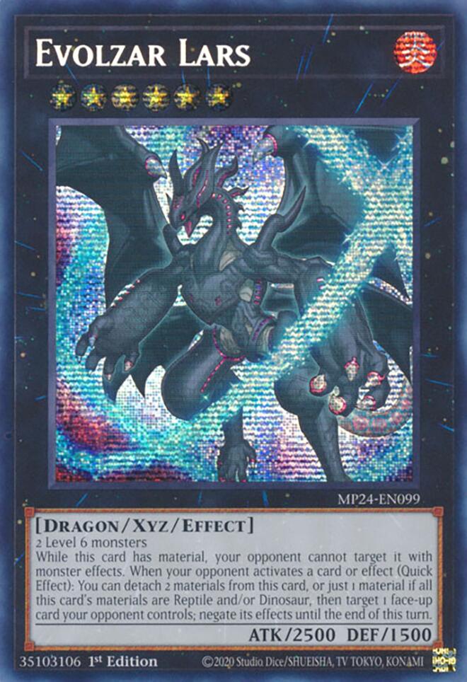 Evolzar Lars [MP24-EN099] Prismatic Secret Rare | Deep Dive Games St. Marys