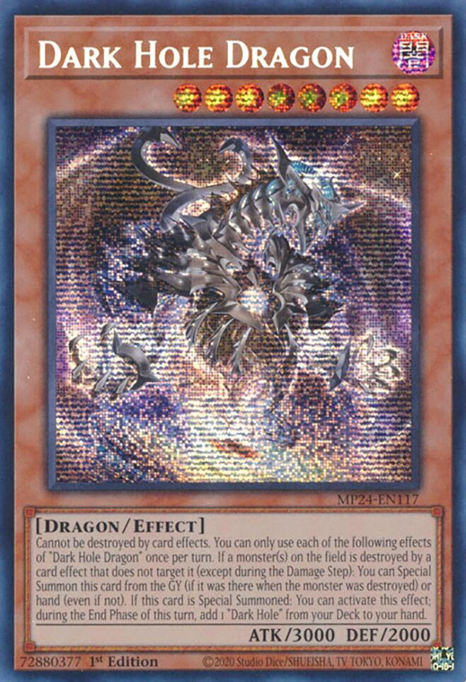 Dark Hole Dragon [MP24-EN117] Prismatic Secret Rare | Deep Dive Games St. Marys