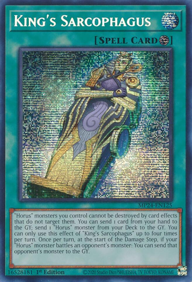 King's Sarcophagus [MP24-EN125] Prismatic Secret Rare | Deep Dive Games St. Marys