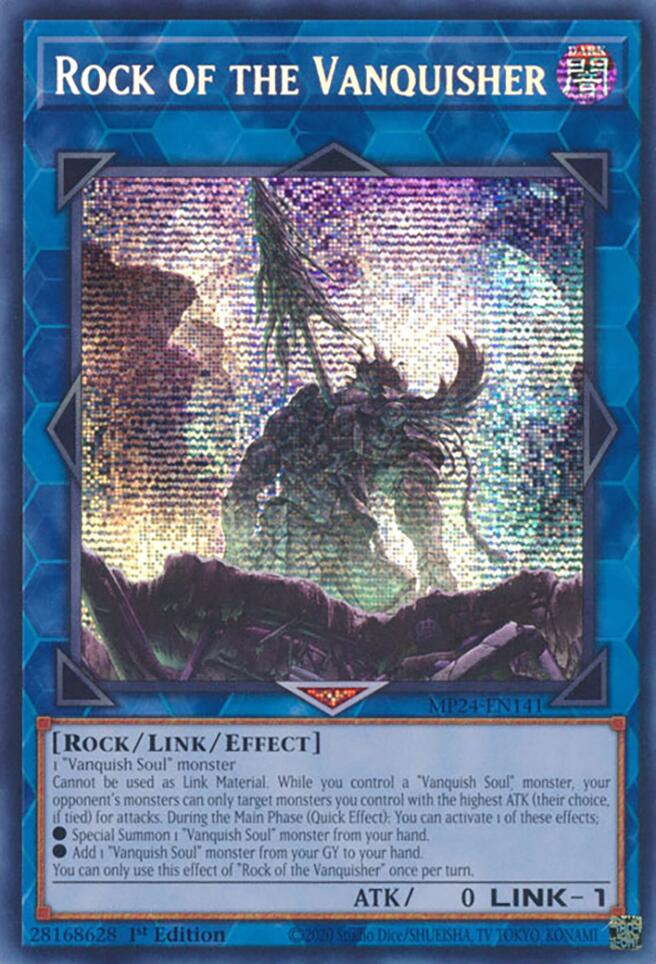 Rock of the Vanquisher [MP24-EN141] Prismatic Secret Rare | Deep Dive Games St. Marys