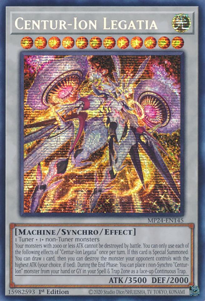 Centur-Ion Legatia [MP24-EN145] Prismatic Secret Rare | Deep Dive Games St. Marys