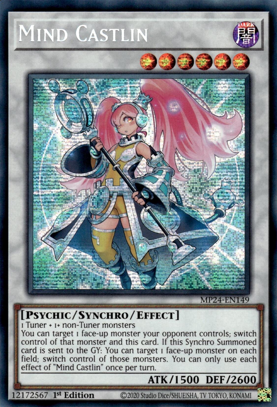 Mind Castlin [MP24-EN149] Prismatic Secret Rare | Deep Dive Games St. Marys