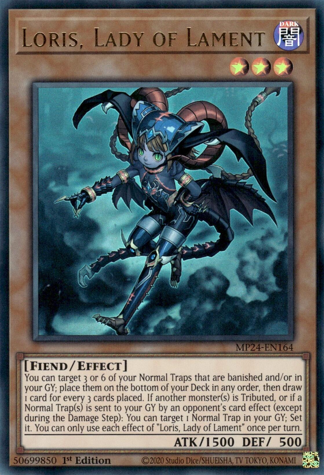 Loris, Lady of Lament [MP24-EN164] Ultra Rare | Deep Dive Games St. Marys