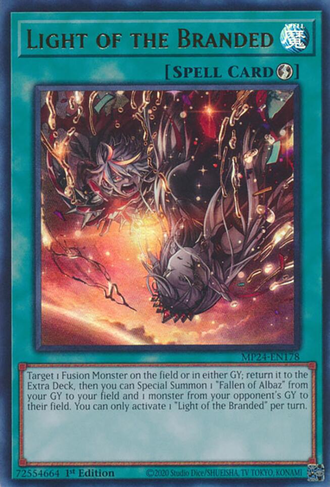 Light of the Branded [MP24-EN178] Ultra Rare | Deep Dive Games St. Marys