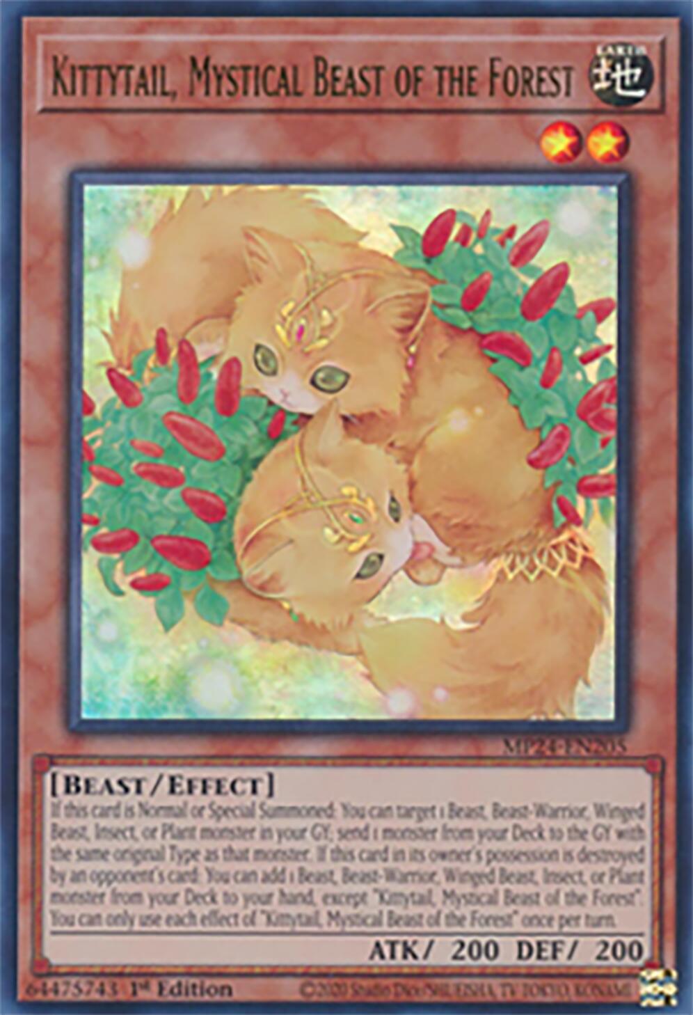 Kittytail, Mystical Beast of the Forest [MP24-EN205] Ultra Rare | Deep Dive Games St. Marys