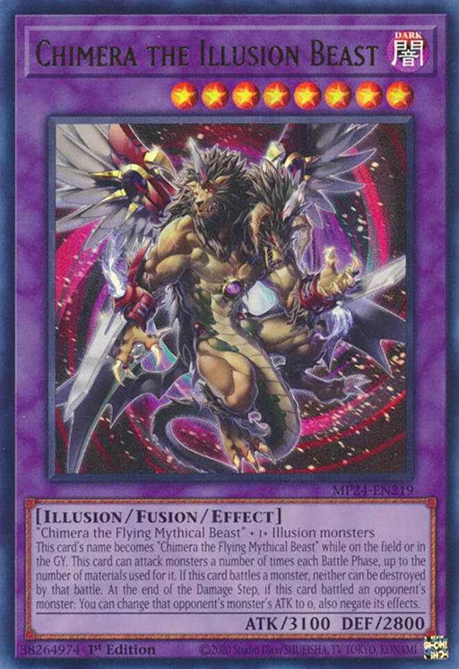 Chimera the Illusion Beast [MP24-EN219] Ultra Rare | Deep Dive Games St. Marys