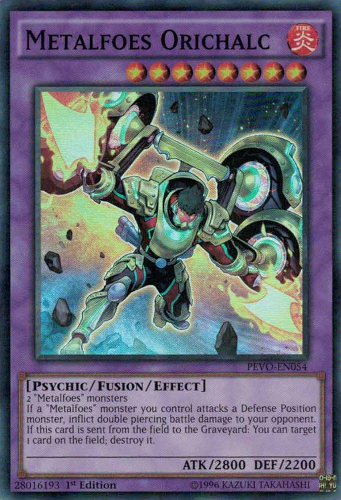 Metalfoes Orichalc [PEVO-EN054] Super Rare | Deep Dive Games St. Marys