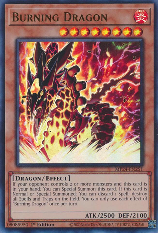 Burning Dragon [MP24-EN251] Ultra Rare | Deep Dive Games St. Marys