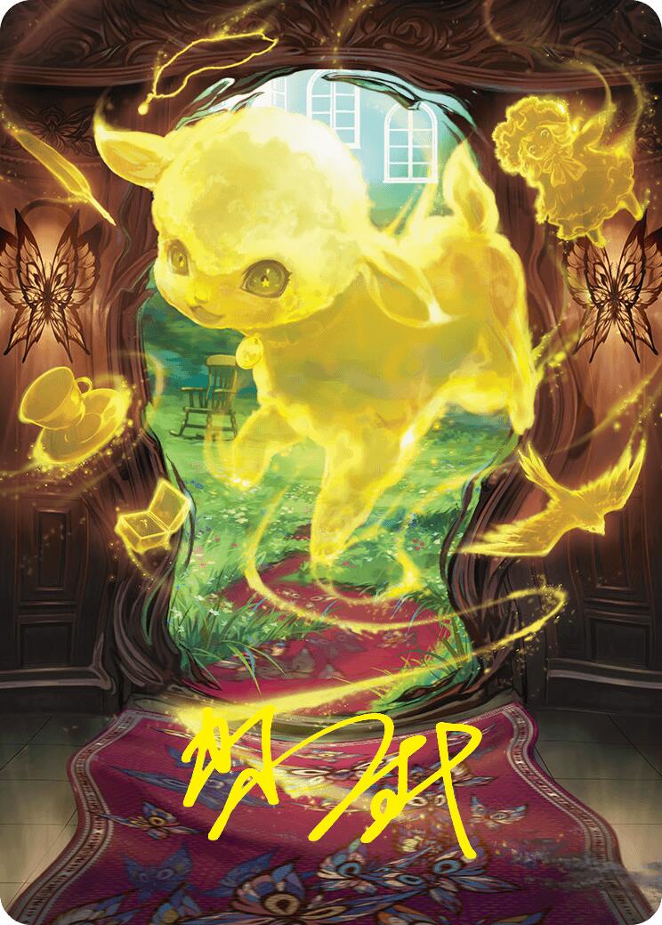 Enduring Innocence Art Card (Gold-Stamped Signature) [Duskmourn: House of Horror Art Series] | Deep Dive Games St. Marys