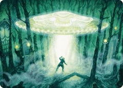 Unidentified Hovership Art Card [Duskmourn: House of Horror Art Series] | Deep Dive Games St. Marys