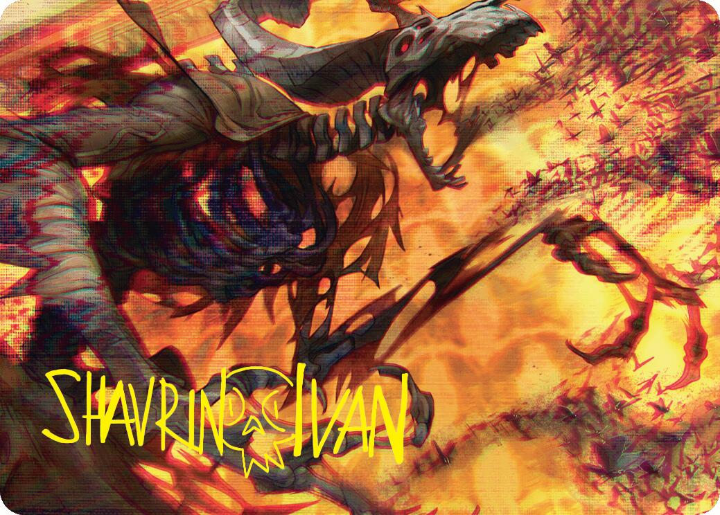 Unwanted Remake Art Card (Gold-Stamped Signature) [Duskmourn: House of Horror Art Series] | Deep Dive Games St. Marys