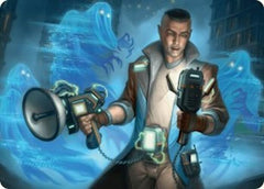 Paranormal Analyst Art Card [Duskmourn: House of Horror Art Series] | Deep Dive Games St. Marys