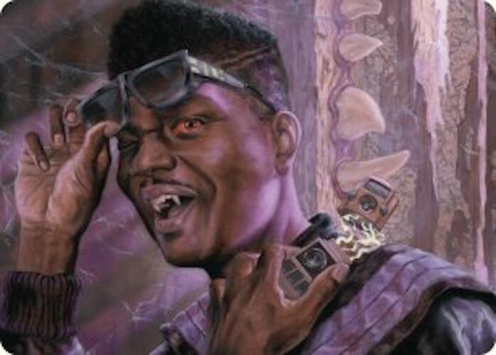 Dashing Bloodsucker Art Card [Duskmourn: House of Horror Art Series] | Deep Dive Games St. Marys