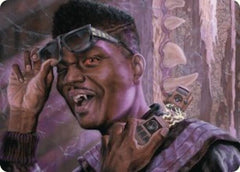 Dashing Bloodsucker Art Card [Duskmourn: House of Horror Art Series] | Deep Dive Games St. Marys