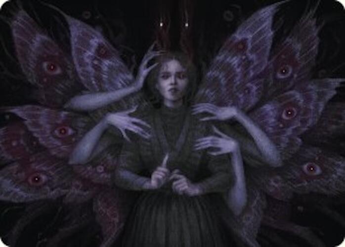 Demonic Counsel Art Card (7/54) [Duskmourn: House of Horror Art Series] | Deep Dive Games St. Marys