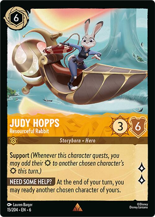 Judy Hopps - Resourceful Rabbit (15/204) [Azurite Sea] | Deep Dive Games St. Marys