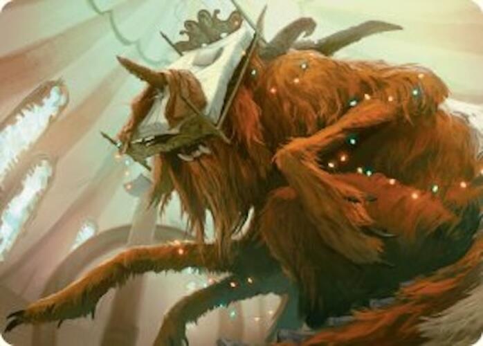 Bedhead Beastie Art Card [Duskmourn: House of Horror Art Series] | Deep Dive Games St. Marys