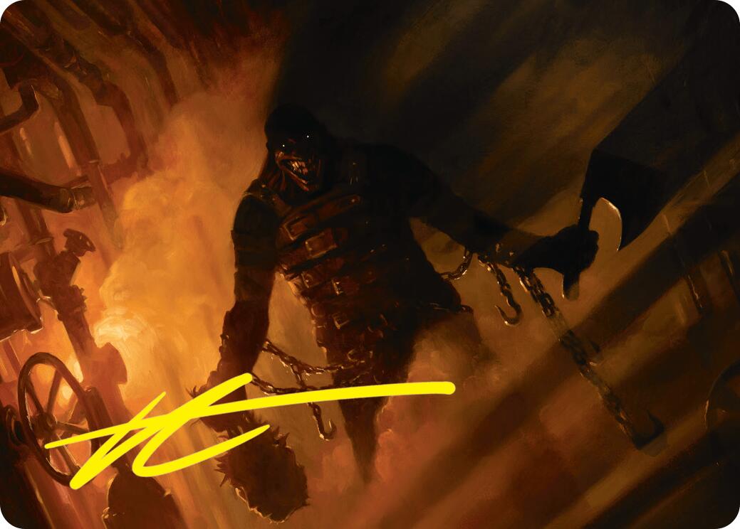 Boilerbilges Ripper Art Card (Gold-Stamped Signature) [Duskmourn: House of Horror Art Series] | Deep Dive Games St. Marys