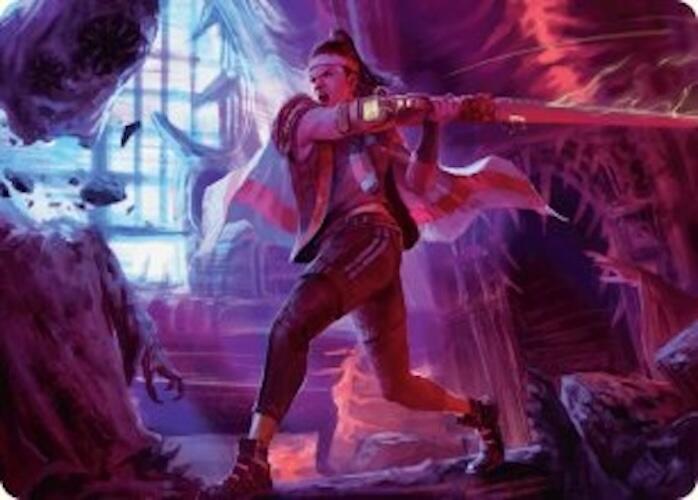 Diversion Specialist Art Card [Duskmourn: House of Horror Art Series] | Deep Dive Games St. Marys