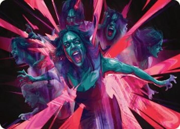 Waltz of Rage Art Card [Duskmourn: House of Horror Art Series] | Deep Dive Games St. Marys