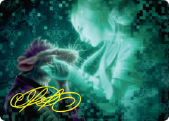 Cathartic Parting Art Card (Gold-Stamped Signature) [Duskmourn: House of Horror Art Series] | Deep Dive Games St. Marys