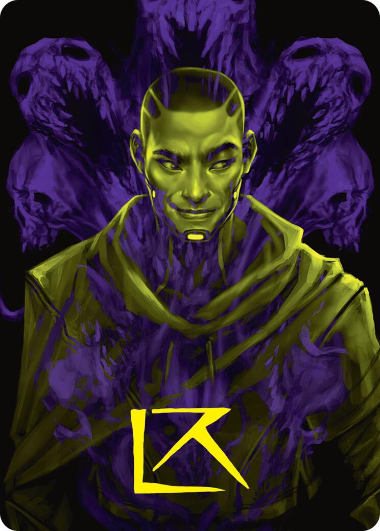 Kaito, Bane of Nightmares Art Card (Gold-Stamped Signature) [Duskmourn: House of Horror Art Series] | Deep Dive Games St. Marys
